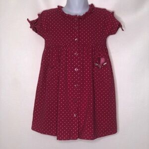 Le top girls polka dot tulip dress